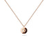 Solid 925 Sterling Silver Initial Alphabet Personalised Disc Necklace